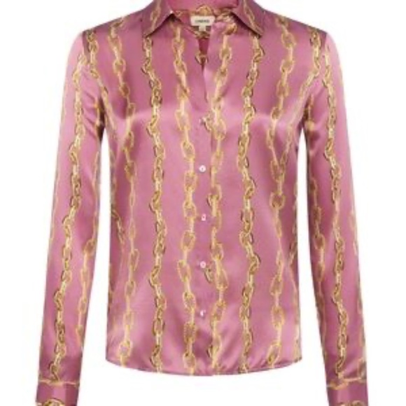 L’agence-  Tyler blouse 100% pure silk size large - Picture 1 of 10